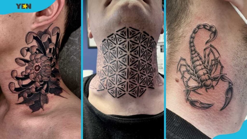 neck tattoos for men